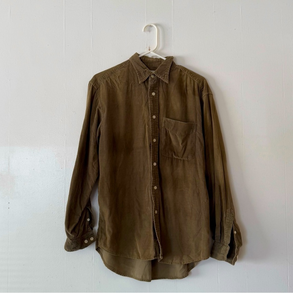 GAP Unisex Small Button Down Corduroy Shirt